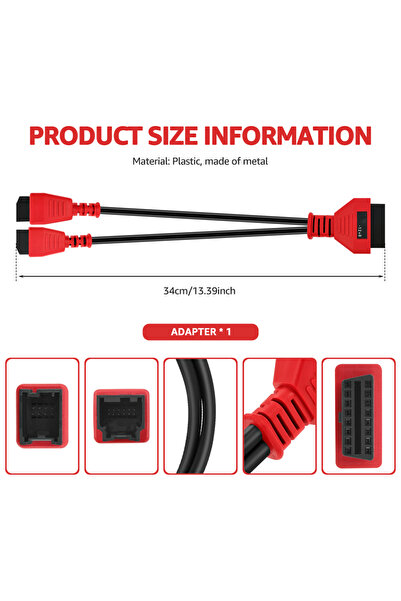 Choice كابل محول OBD2 واحد SGW 12+8، موصل كابل محول، تجاوز بوابة برمجة بروتوك...