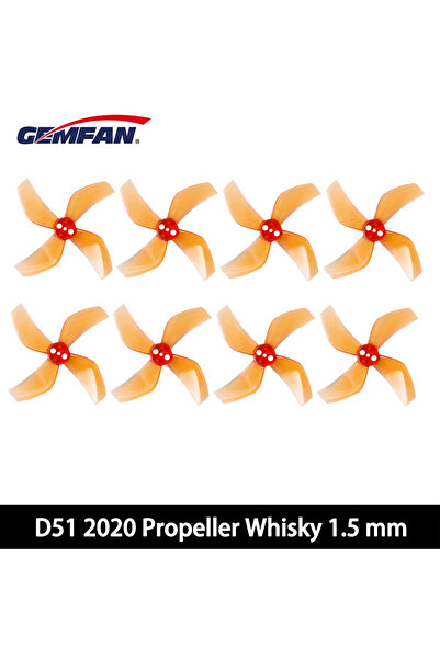 Choice 4 أزواج من مراوح Gemfan D51 مقاس 51 ملم موديل 2020 رباعية الشفرات من ا...