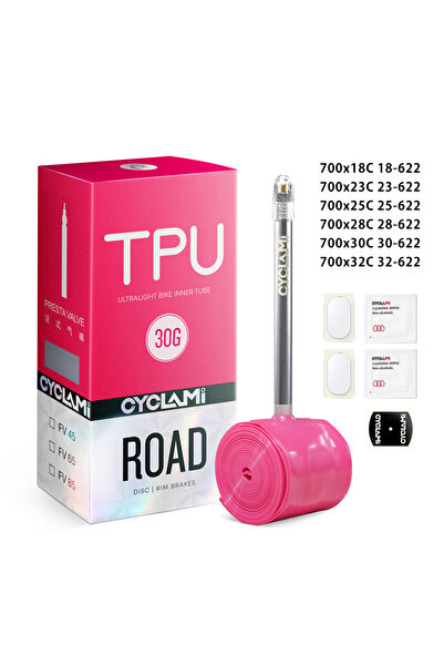 Choice Presta Valve 700c 65MM 18-32C 1 pcs CYCLAMI Bike Inner Tube Stainless ...