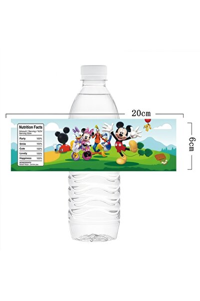 Choice 10pcs Style-3 Mickey Mouse Water Bottle Labels Birthday Decorati Water...