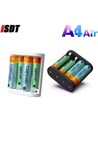 Choice Black ISDT A4 Air 10W 1.5A DC Smart Battery Charger For AA AAA 10500 1...