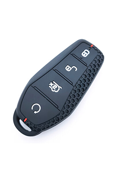 Choice غطاء مفتاح سيارة من السيليكون الأسود، مناسب لسيارات BYD Atto 3 Han EV ...