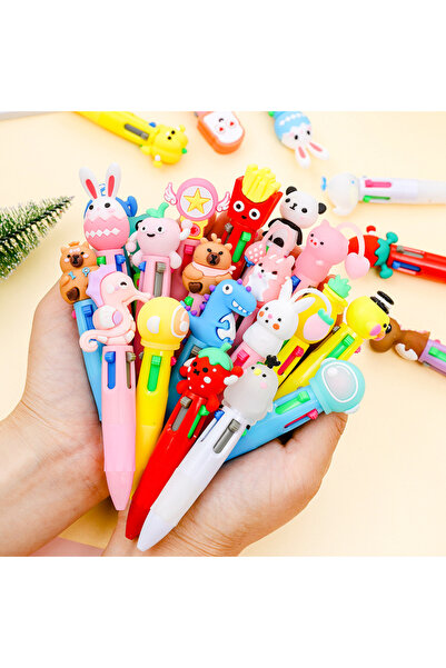 Choice مجموعة أقلام حبر جاف صغيرة بأربعة ألوان (20 قلمًا، 5/10/20 قلمًا)، أقل...