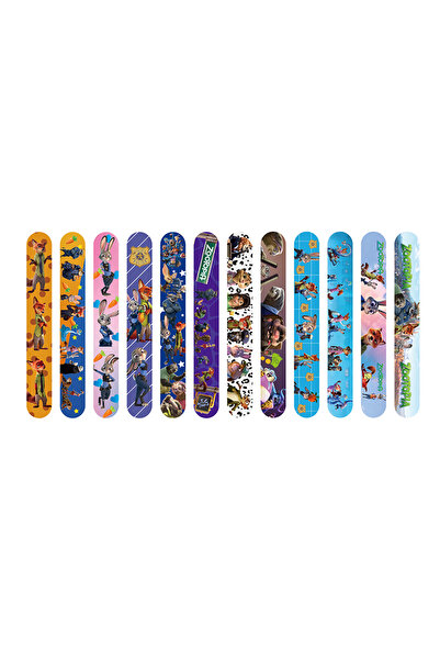 Choice4 12 قطعة نمط أ 12/36 قطعة سوار معصم سيليكون قابل للطي من زوتوبيا، هدية...