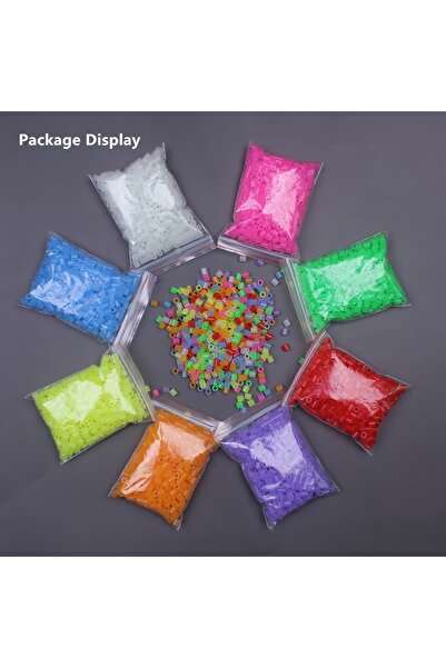 Choice خرز فيوز مضيء متعدد الألوان (8 ألوان) 500 قطعة/كيس، خرز قابل للكي 5 مم...