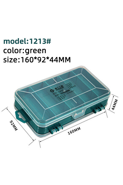 Choice1 A2-Green Double-Side Hardware Organizer Box Multifunctional Plastic S...