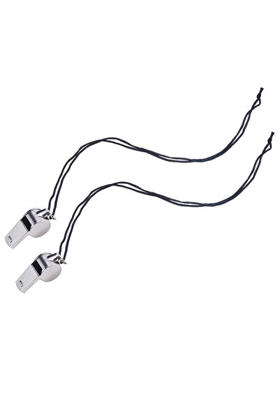 Choice صفارات فضية من الفولاذ المقاوم للصدأ (قطعتان/قطعتان/3 قطع) للحكام، منا...