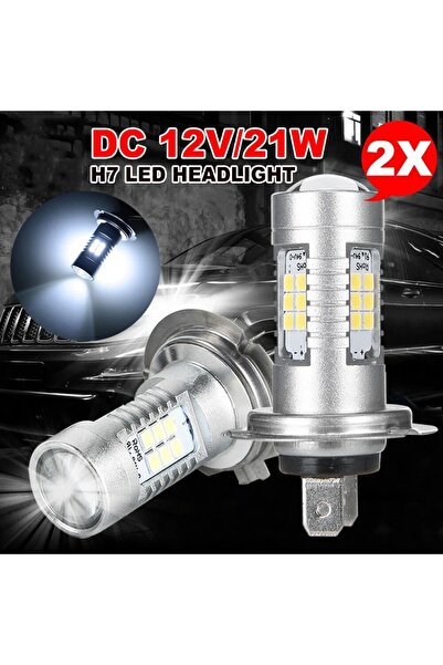 Choice مصباحان أماميان LED من نوع H7 و H4، شعاع عالي ومنخفض، إضاءة بيضاء فائق...
