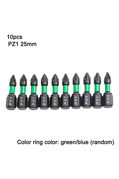 choice2 مجموعة مفكات براغي مغناطيسية برأس من الفولاذ السبائكي، 10 قطع، 25 مم،...