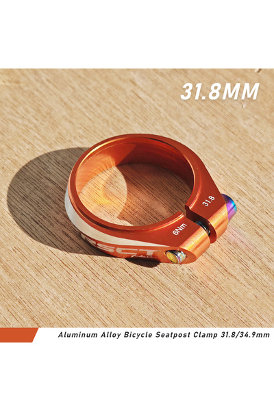 Choice 31.8mm Orange KRSEC Aluminum Alloy Bicycle Seatpost Clamp 31.8/34.9mm ...