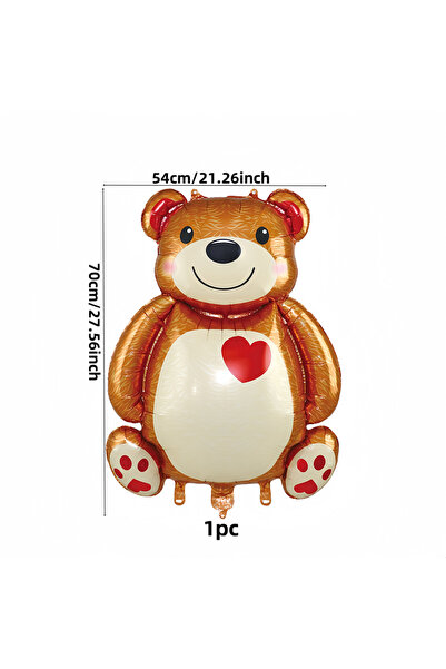 Choice Other Other AX-Xiong 1PC Large Cartoon Cute Heart Bear Aluminum Foil B...