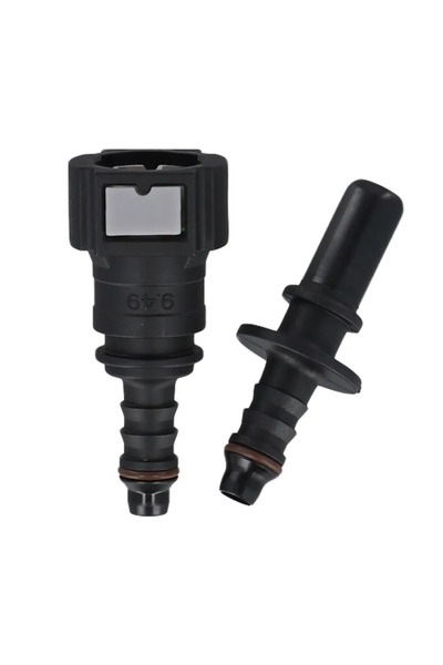 Choice وصلة خرطوم خط وقود السيارة الأسود، وصلة سريعة، قطر داخلي 9.49 بوصة، مح...