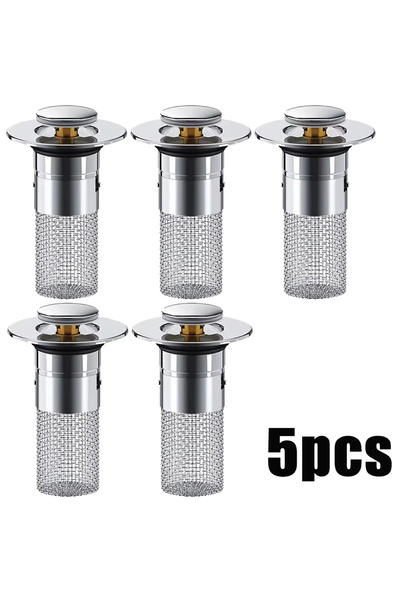 Choice 5pcs 1-5pcs Stainless Steel Floor Drain Filter Deodorizing Bouncing Co...
