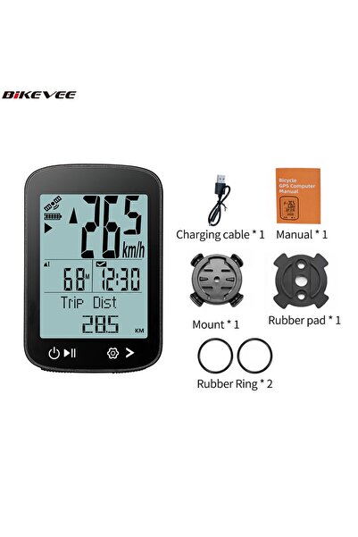 Choice BKV-3009-A 9 Languages Multifunction GPS Wireless Bike Computer IPX7 W...