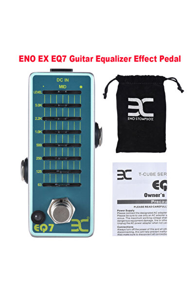 Choice ENO EX EQ7 Mini Octave Full Metal Shell True Bypass Guitar Effect Peda...