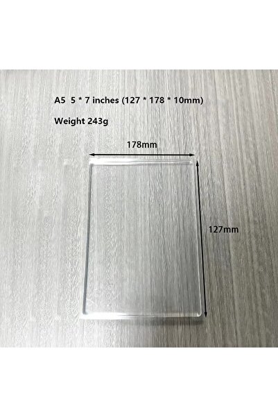 Choice لوحة طباعة جل شفافة جديدة A5، سيليكون، قابلة لإعادة الاستخدام، مكبس جل...