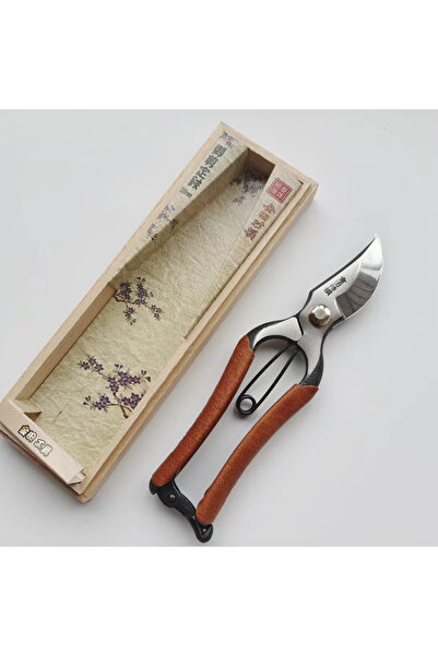 Choice Brown Handmade Forging Pruning Scissors Professional Portable Garden T...