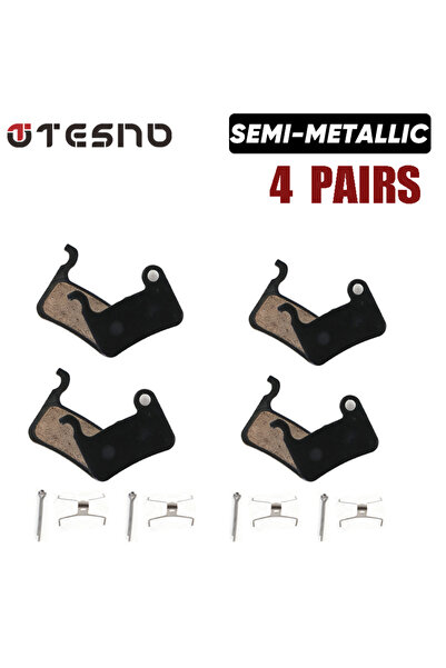 Choice 4 أزواج من وسادات فرامل قرصية من الراتنج من TESNO لـ SHIMANO A01S، وسا...
