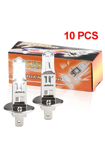 Choice ١٠ مصابيح هالوجين فائقة السطوع H1 صفراء اللون، مصابيح ضباب هالوجين ١٢ ...