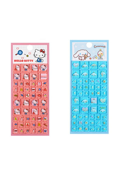 choice2 ملصقات مربعة كريستالية من مينيسو، قطعتان، لشخصيتي كورومي وسينامورول ا...