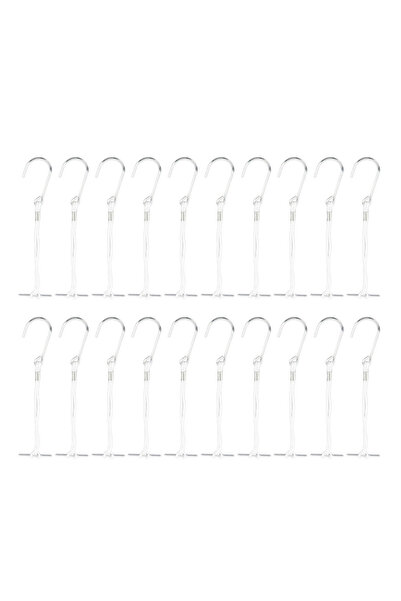 Choice 20pcs 20Pcs Pattern Hooks Hanging Sewing Making Metal Hanger With Rope...