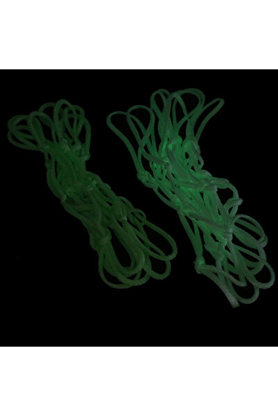 Choice شبكة كرة سلة مضيئة مقاس واحد، قطعة واحدة، طوق كرة سلة شبكي للتدريب الخ...