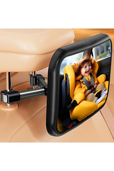 Choice black Baby car Seat Rearview Mirror, Featuring a Baby Hook Design, A S...