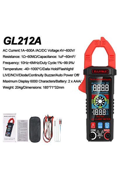 Choice مقياس التيار الرقمي GL212A، مقياس التيار المستمر/المتردد ANENG ST212، ...