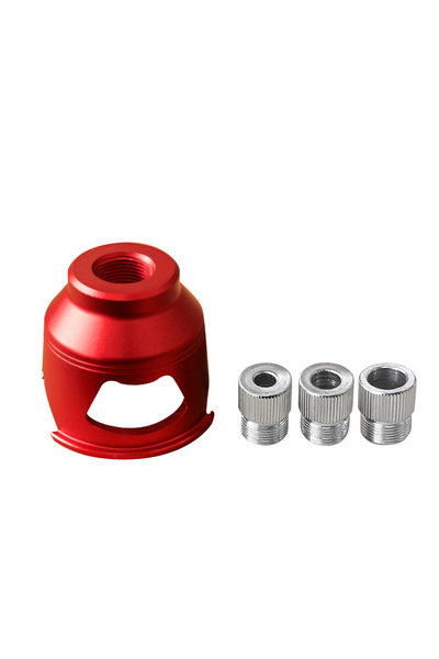 Choice مجموعة A (حمراء) دليل حفر رأسي 2-10 مم، قالب ثقب من الألومنيوم مع 8 جل...