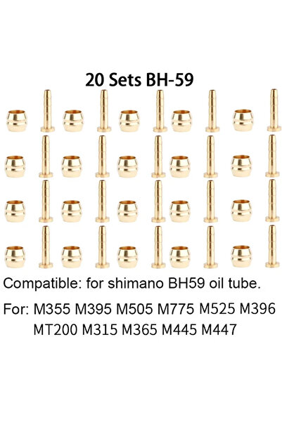 Choice ٢٠ مجموعة BH-59 RGO ٤/١٠/٢٠ مجموعة إبرة زيت فرامل هيدروليكية للدراجات ...