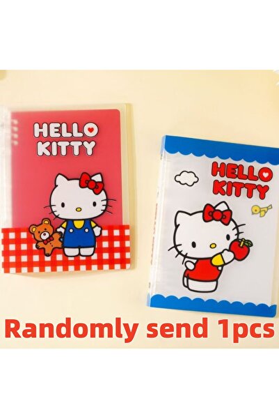 JOY TOP أرسل عشوائياً قطعة واحدة من مفكرة سانريو هيلو كيتي الأصلية ذات الأورا...