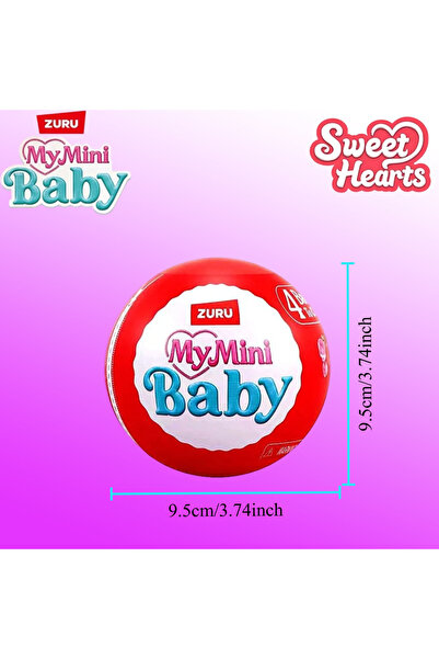 Choice لعبة دمية طفل صغيرة من مجموعة ZURU My Mini Baby Sweet Hearts، كبسولة م...