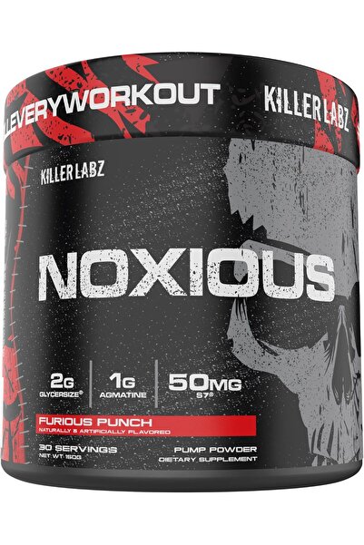 Killer Labz Noxious Pump Powder 30 Servings (Furious Punch)