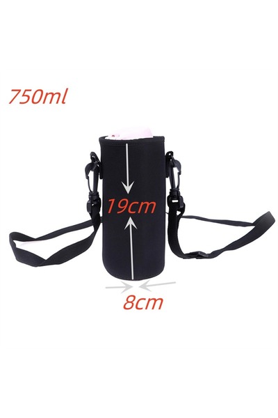 Choice Black-750ml Multi-size Sport Water Bottle Case Insulated Bag Bottle Ca...