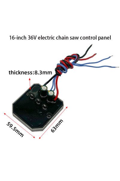Choice لوحة تحكم واحدة لمنشار كهربائي بسلسلة، مناسبة لمنشار كهربائي بسلسلة 16...