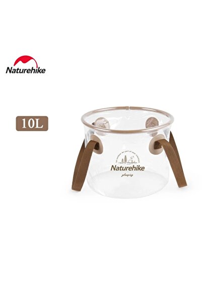 Naturehike دلو ماء قابل للطي بسعة 10 لترات، جديد، موديل 2025، حقيبة ماء محمول...
