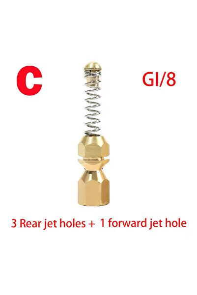 Choice MULTI High Pressure Cleaner Sewer Drain Sewer Cleaning Nozzle Accessor...