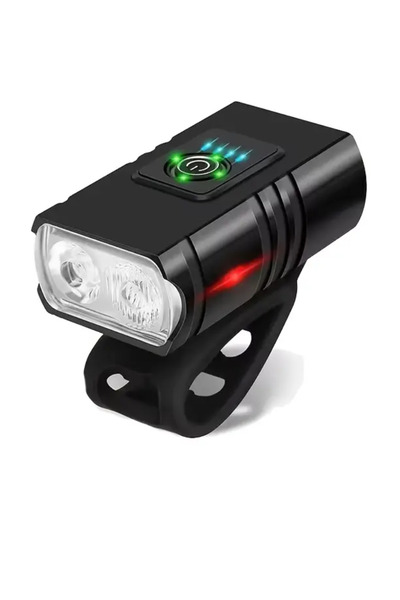 Choice مصباح دراجة BK02، مصباح دراجة قابل لإعادة الشحن عبر منفذ USB، مصابيح L...