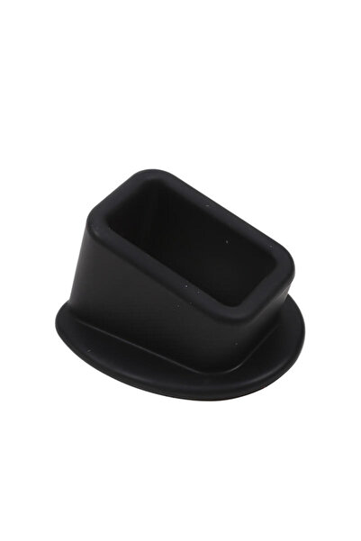 Choice Black 1pcs Car Seatbelt Locking Upright Device Card Slot Bracket Silic...