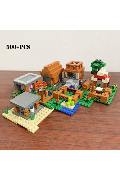 Choice ٥٠٠ قطعة أو أكثر من ٥٠٠ قطعة من مكعبات بناء نموذج مزرعة القرية - ألعاب...