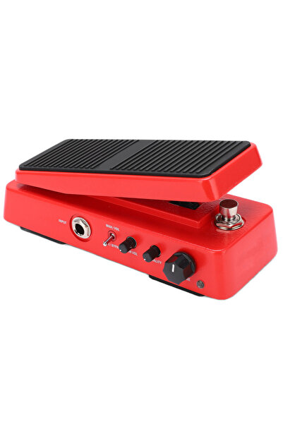 Choice Red 9V 18mA WAH Volume Pedal Multimode 6 Level Adjustable Frequency Gu...