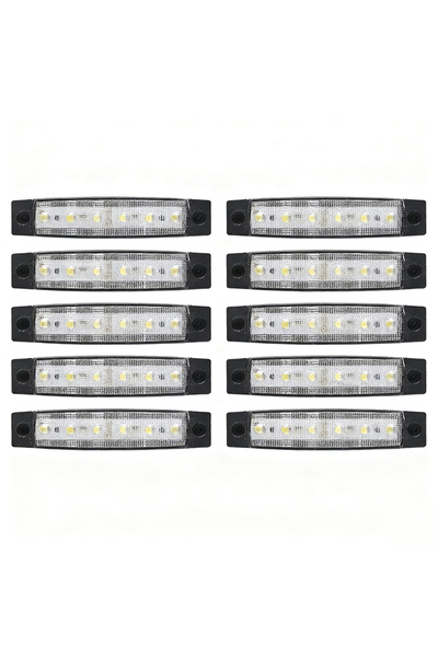 Choice مصباح إشارة ملاحة للقوارب LED أبيض، 10 قطع، 2/5/10 قطع، أحمر/أخضر، 12-...