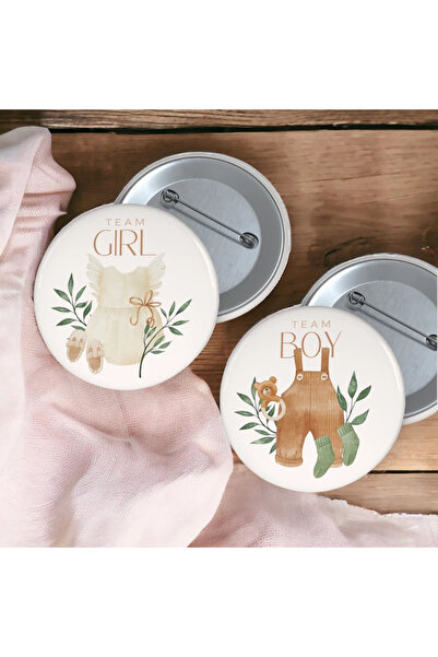 Choice ١٠ قطع ٥٨ مم، ٥ أولاد و٥ بنات، ١٠ قطع دبابيس فريق أولاد وبنات، هدية لح...