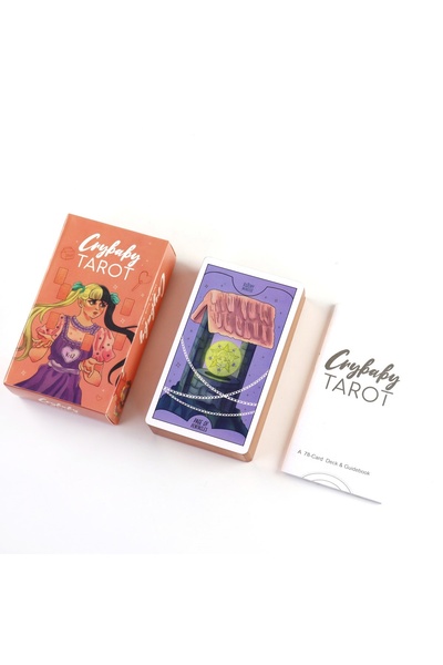 Choice مجموعة أوراق التارو "كراي بيبي" مقاس 12×7 سم، 78 قطعة، لعبة لوحية بالل...