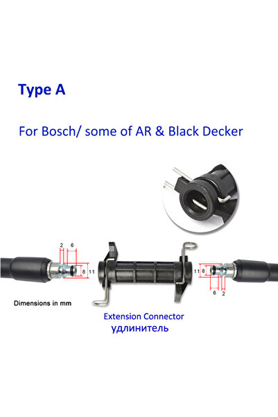 choice2 Type A Pressure Washer Hose Pipe Tube Extension Connector Adapter for...