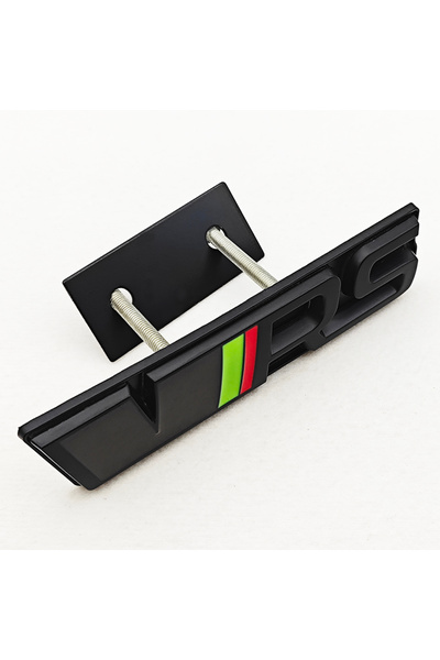 Choice1 Grille Grey Black 3D Metal RS Logo Emblem Car VRS Letters Front Grill...