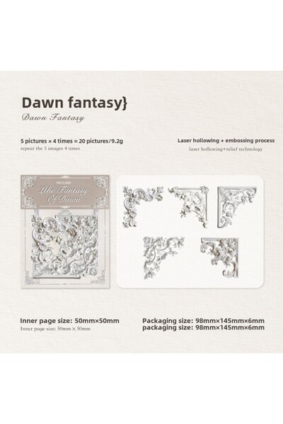 Choice4 E 20 Pcs Material Decorative Paper DIY Scrapbooking Collage Stationer...