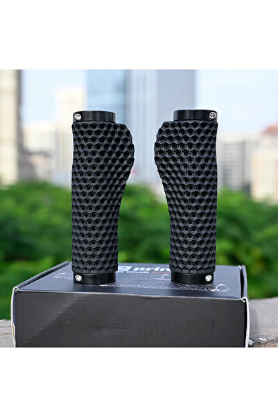 Choice 3D Black GOLDIX 3D Printed Honeycomb Bike Handlebar Grips - Adjustable...