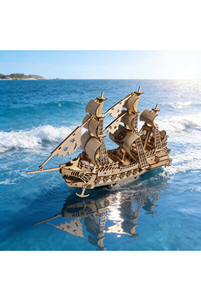 Choice أحجية خشبية ثلاثية الأبعاد لسفينة هولندية بيضاء، نموذج مصغر، طقم نموذج...