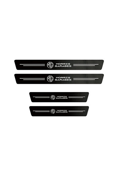 Choice 4Pcs Car Door High-quality Carbon Fiber Car Door Sill Protector Sticke...